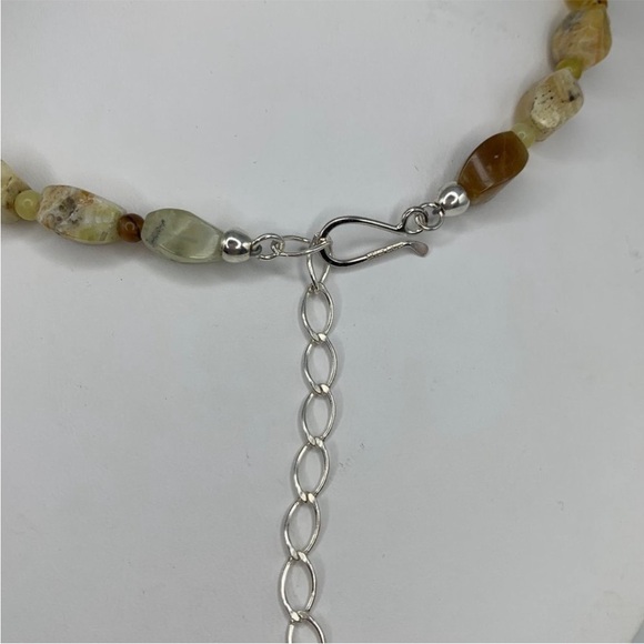 Vintage EUC Jay King Mine Finds Yellow Opal Gemstone Necklace. - Picture 6 of 10